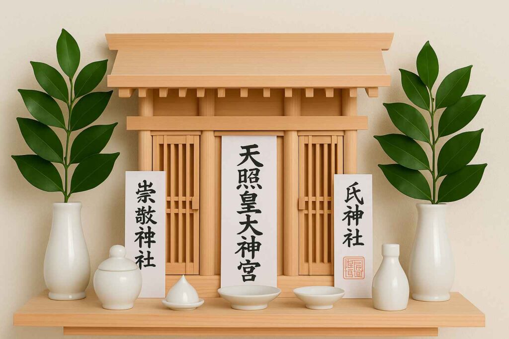 神棚の配置はどうする?氏神様の正しい祀り方とお札の順番を徹底解説!
