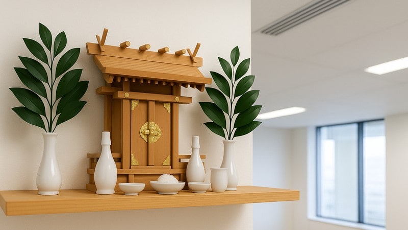 会社に神棚を配置する正しい方法|方角・お札の並べ方・オフィスでの注意点を徹底解説