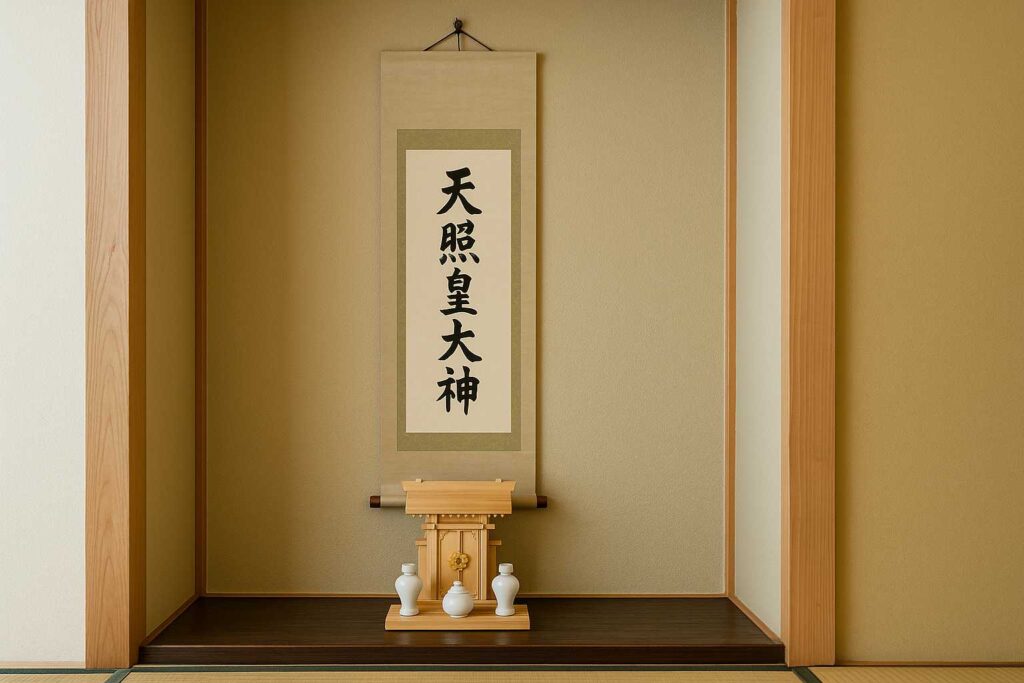 神棚と掛け軸の正しい配置ガイド｜高さ・左右・床の間での祀り方まで徹底解説