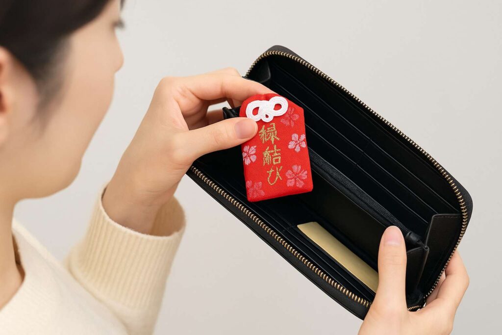 縁結びのお守りは財布に入れていい?正しい入れ方と返納まで徹底解説